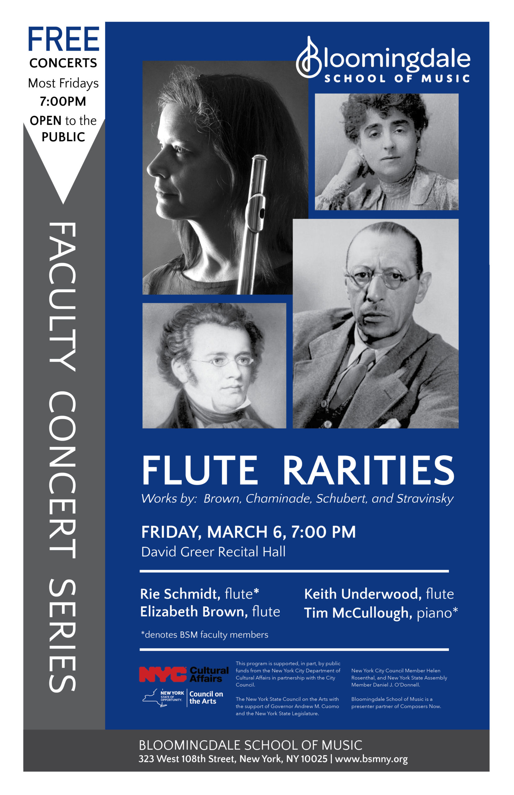 Free Faculty Concert Series Flute Rarities